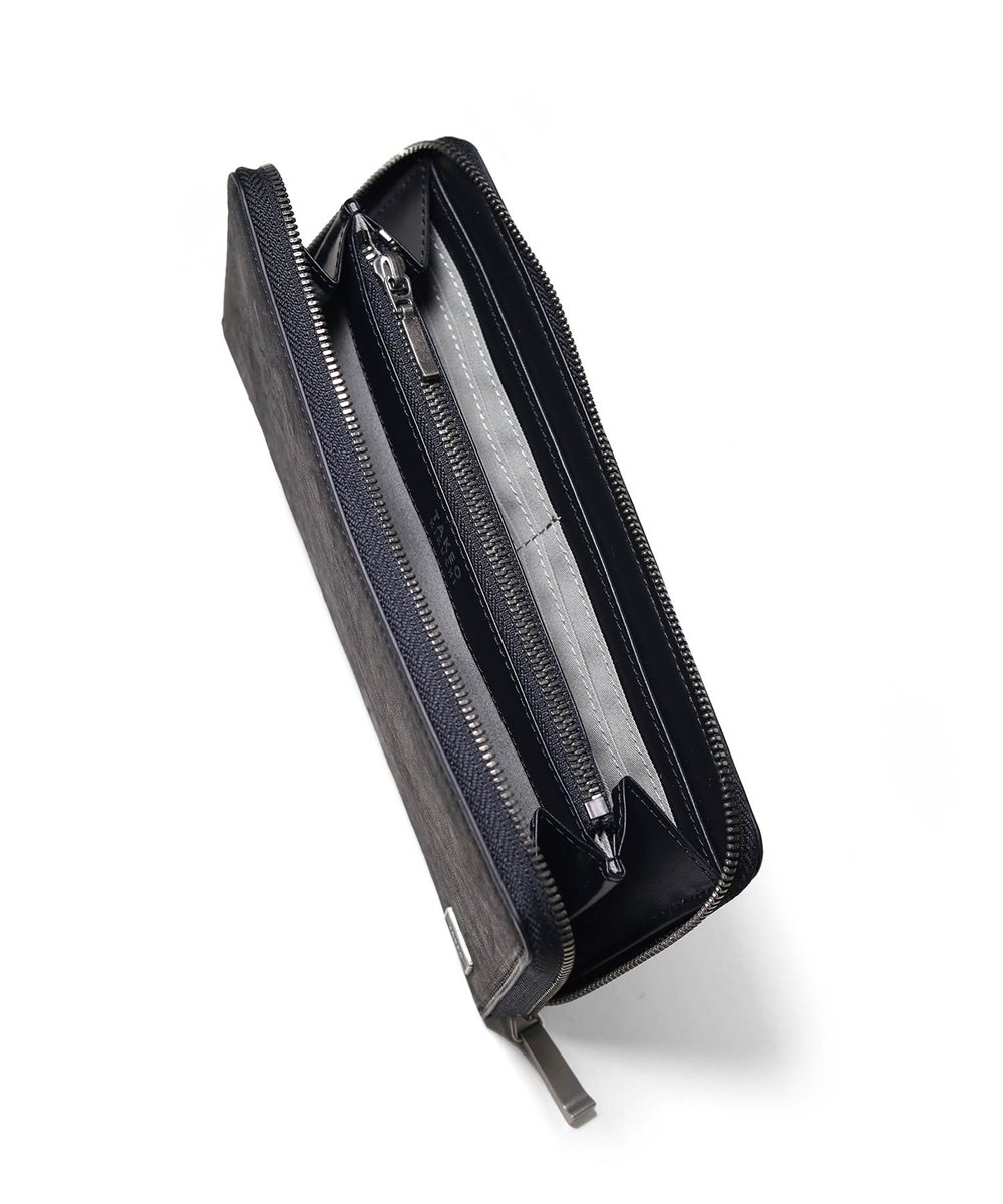 タケオキクチ タロン ラウンドファスナー長財布 カード段12