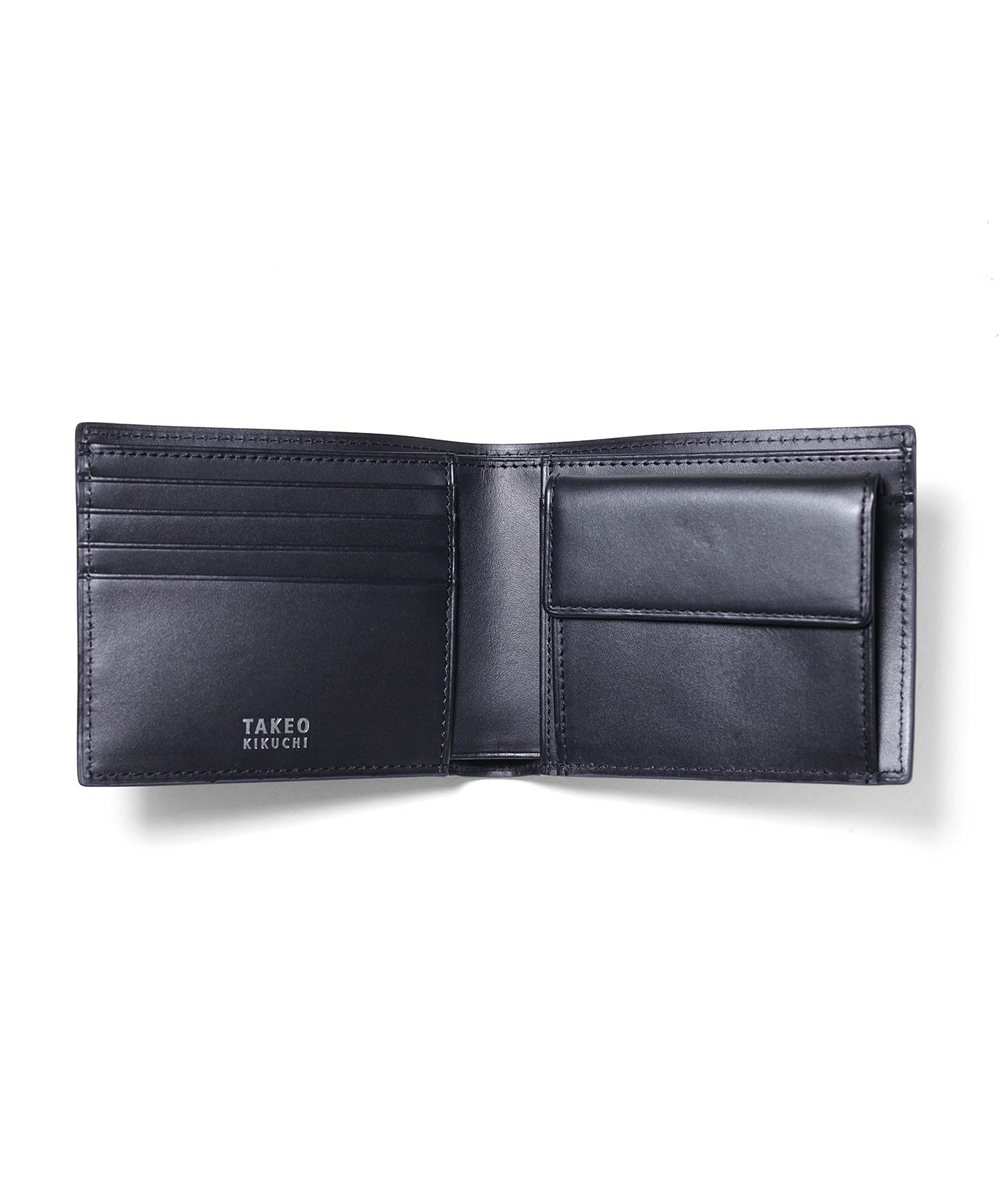 タケオキクチ タロン 二つ折り財布 カード段4