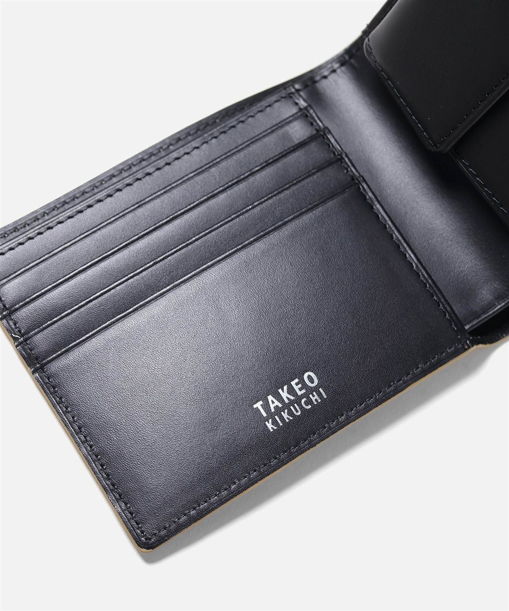 タケオキクチ タロン 二つ折り財布 カード段4