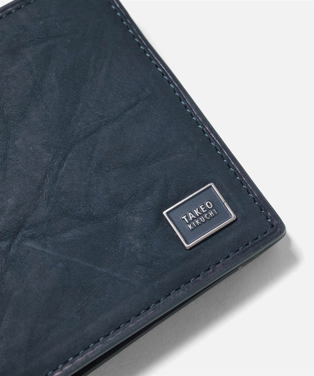 タケオキクチ タロン 二つ折り財布 カード段4