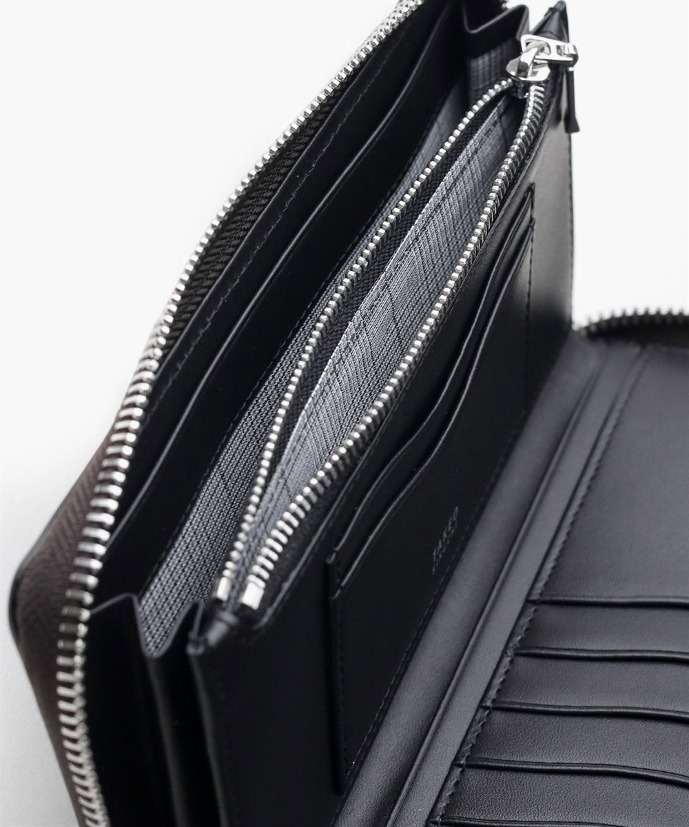 タケオキクチ コルティ ラウンドファスナー長財布 カード段9