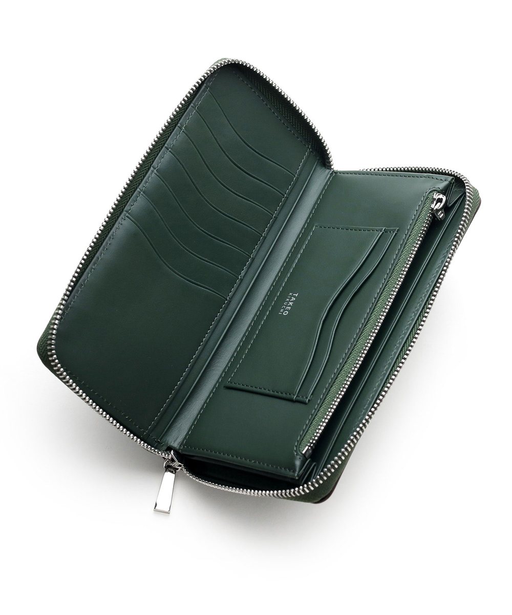 タケオキクチ コルティ ラウンドファスナー長財布 カード段9