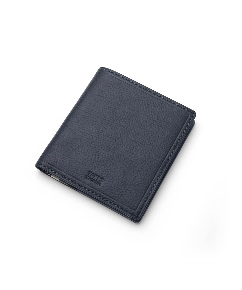 タケオキクチ クォーター 二つ折り財布 純札 カード段8