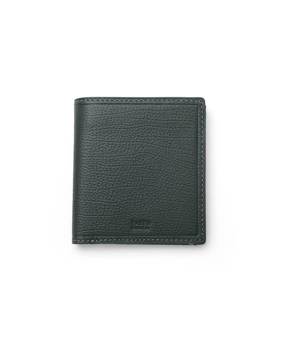 タケオキクチ クォーター 二つ折り財布 純札 カード段8