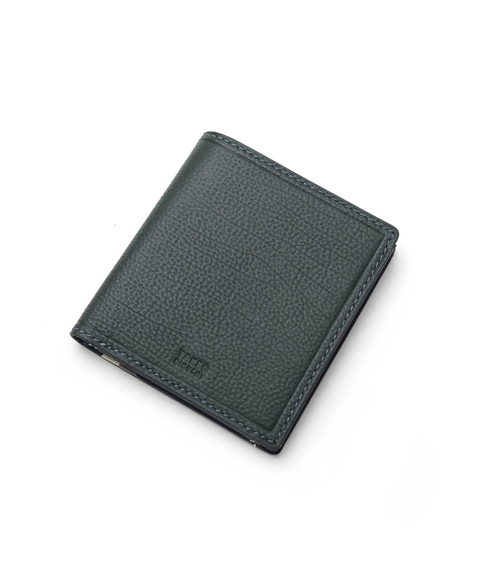 タケオキクチ クォーター 二つ折り財布 純札 カード段8
