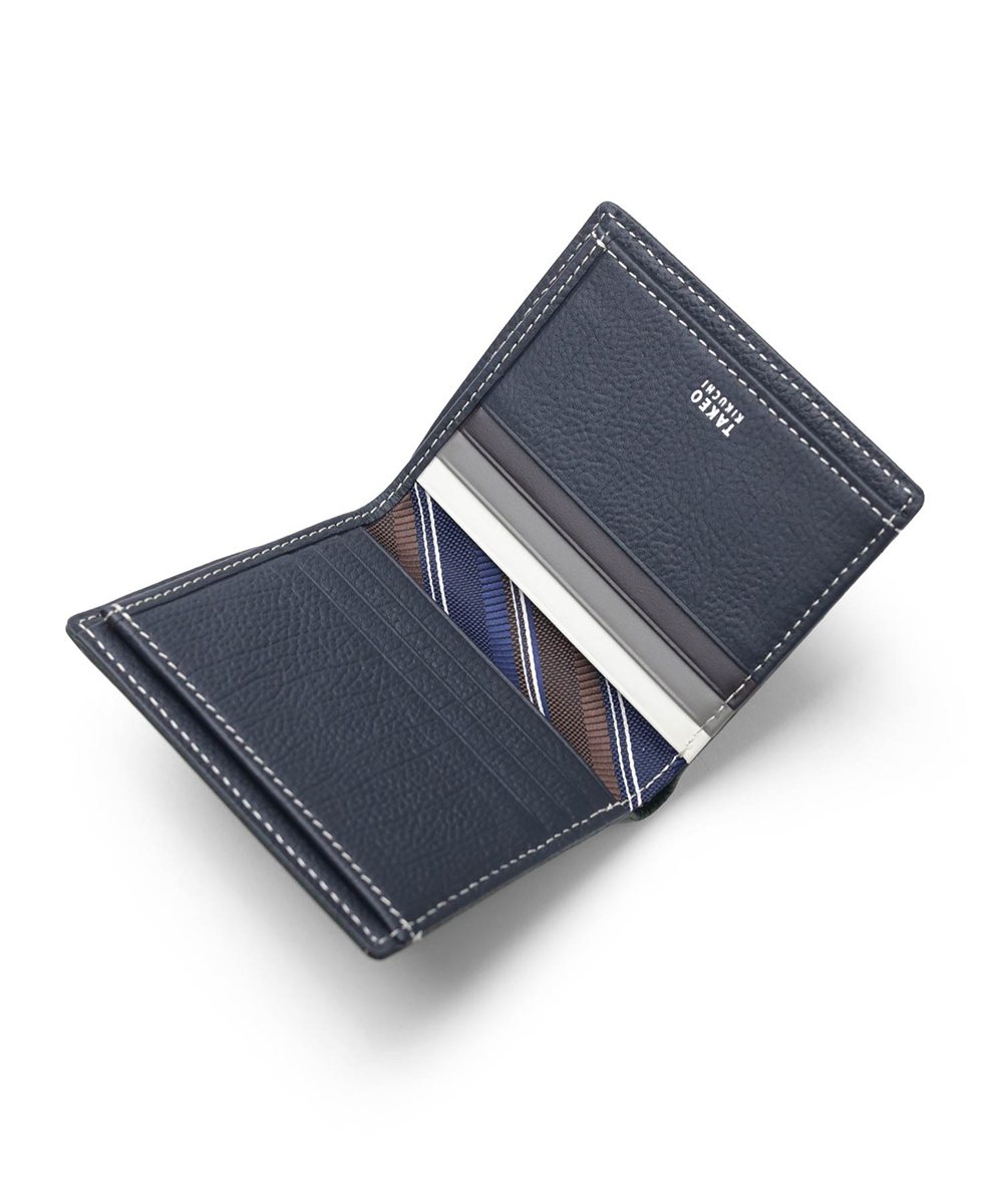 タケオキクチ クォーター 二つ折り財布 純札 カード段8