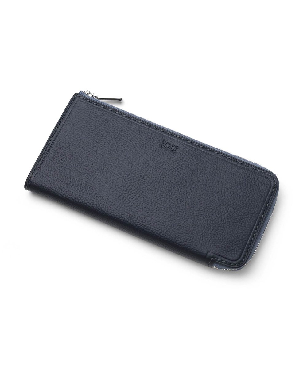 タケオキクチ クォーター L字ファスナー長財布 カード段13