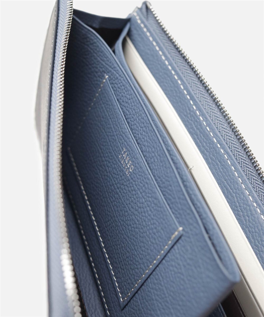 タケオキクチ クォーター L字ファスナー長財布 カード段13