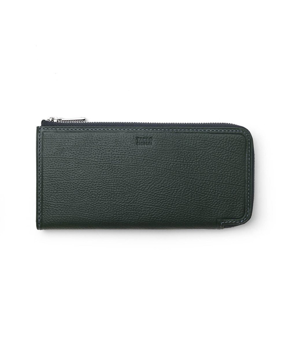 タケオキクチ クォーター L字ファスナー長財布 カード段13