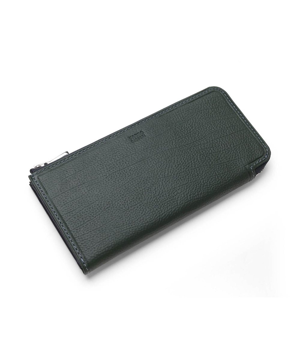 タケオキクチ クォーター L字ファスナー長財布 カード段13