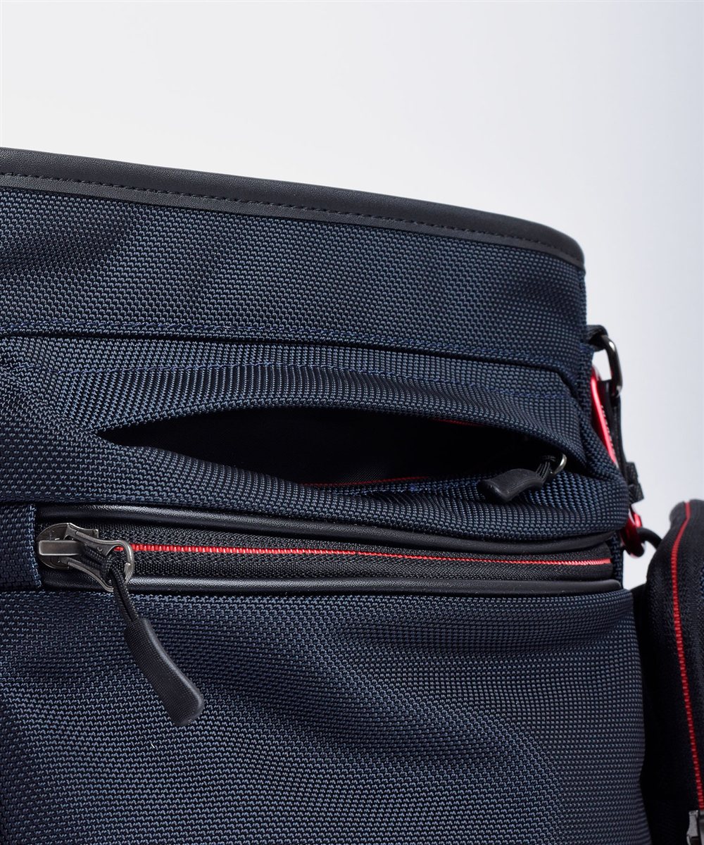 タケオキクチ スプリット ショルダーバッグ B5 スマホポーチ付き