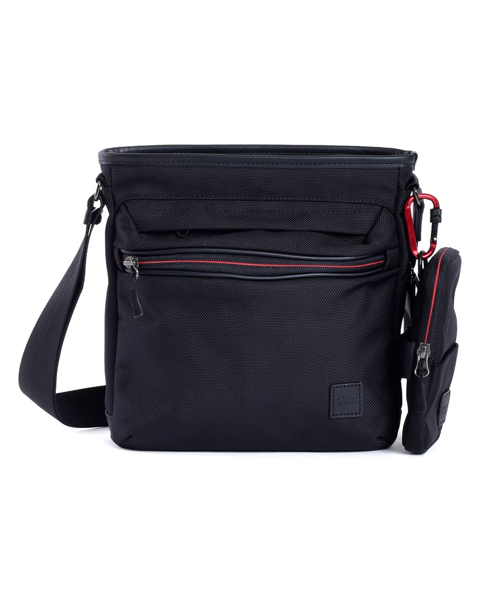 タケオキクチ スプリット ショルダーバッグ B5 スマホポーチ付き