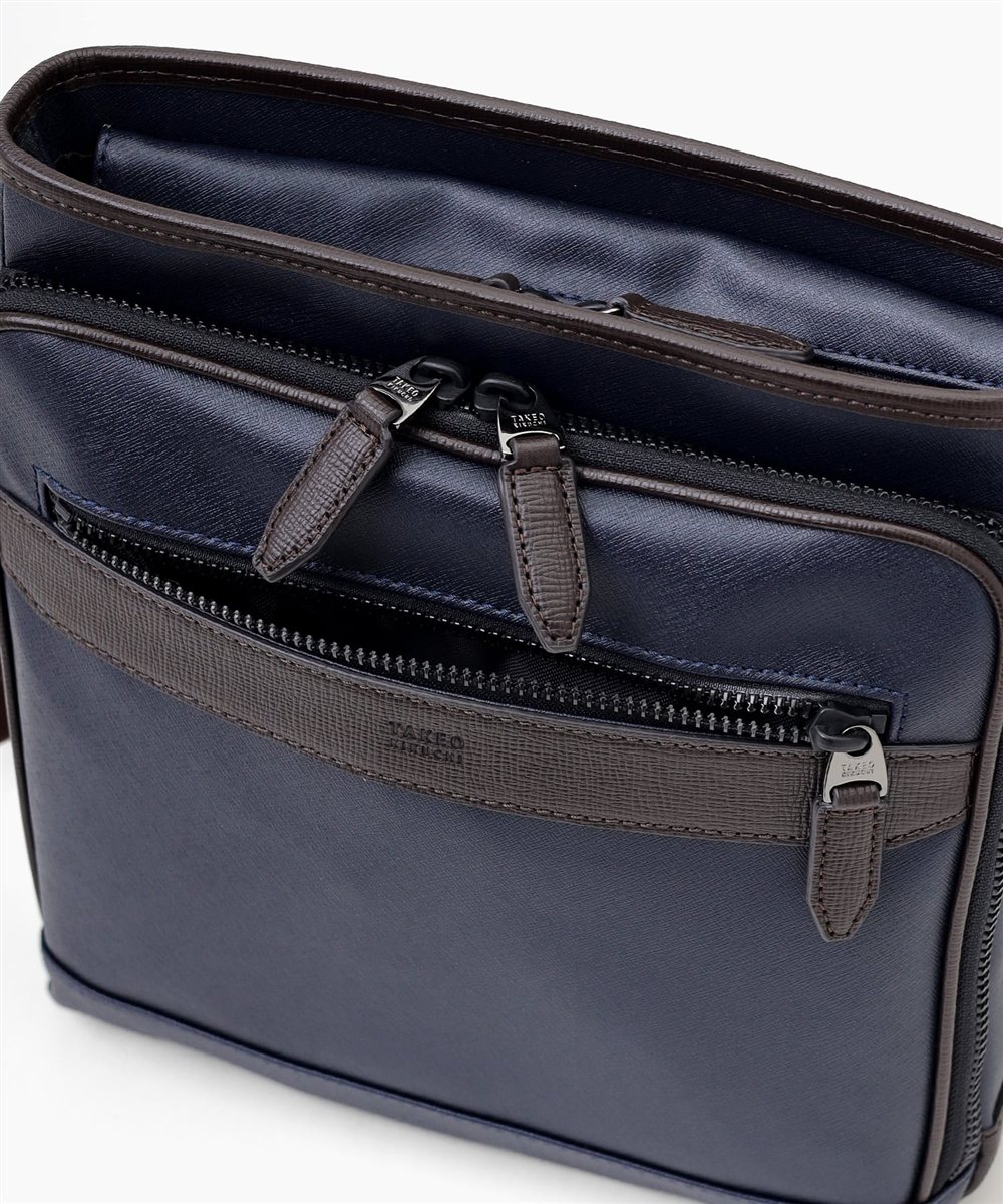 タケオキクチ ニュース ショルダーバッグ タテ型 B5