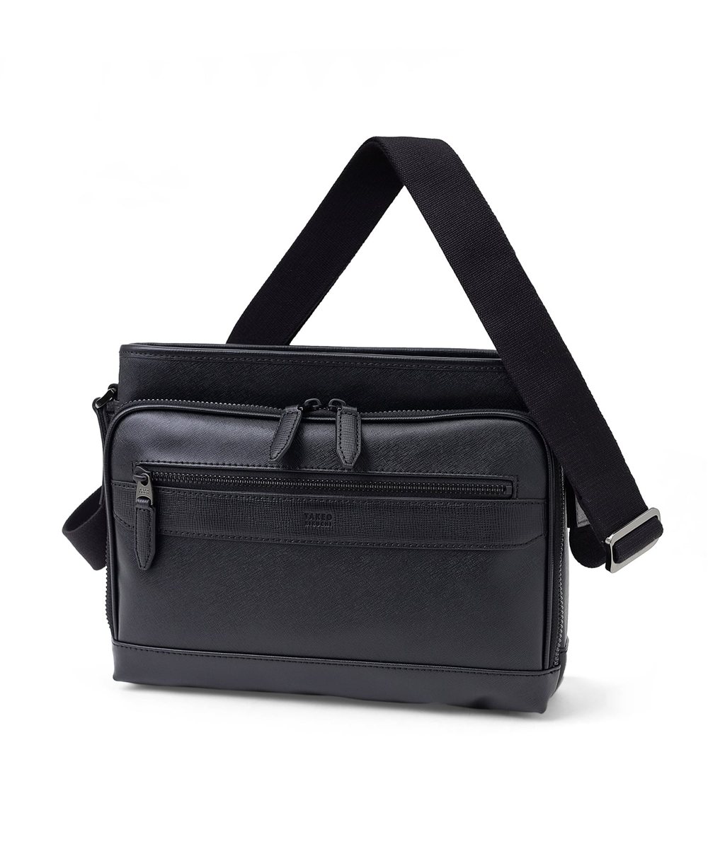 タケオキクチ ニュース ショルダーバッグ ヨコ型 B5