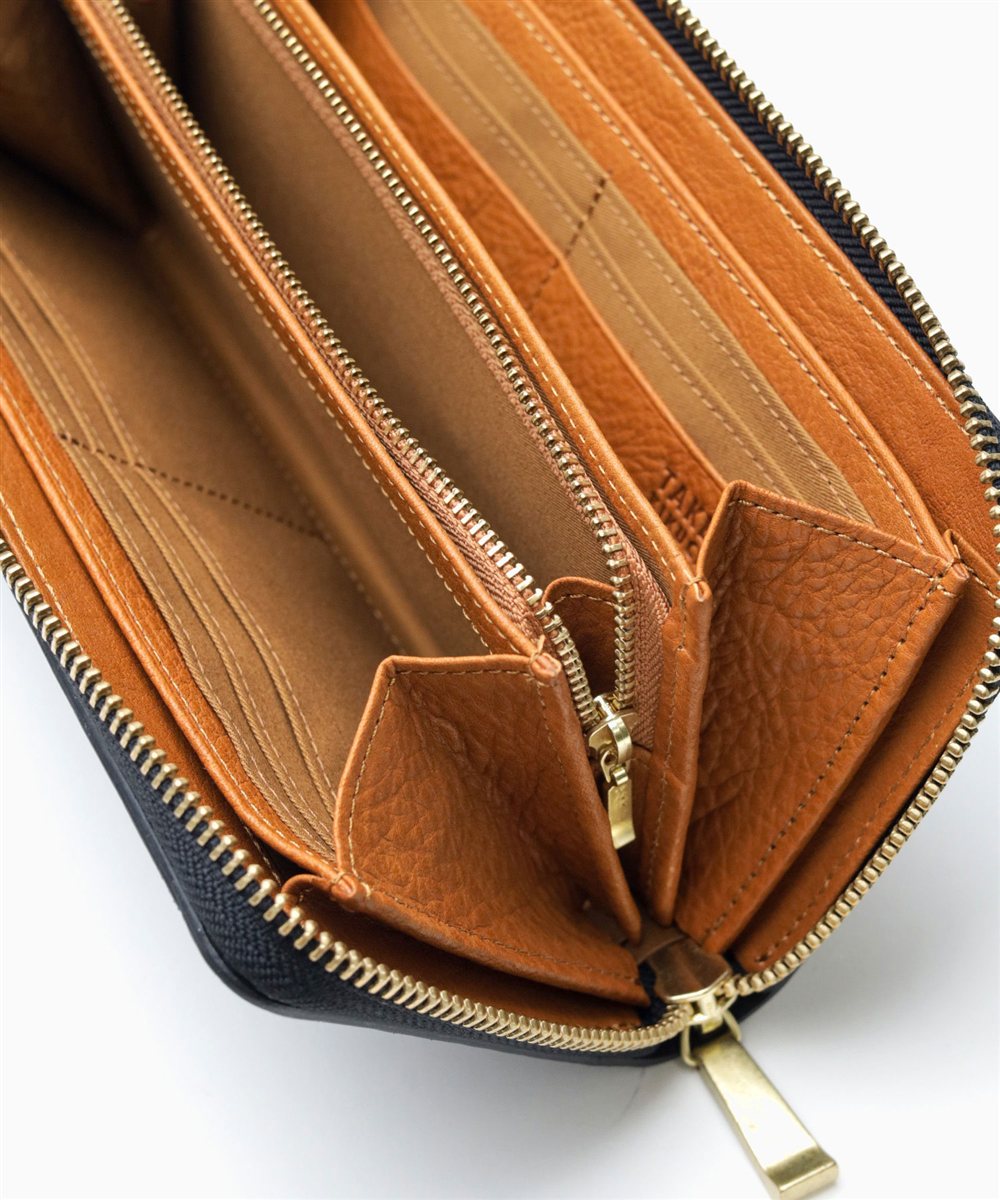 タケオキクチ ハーベイ ラウンドファスナー長財布（カード段12）【S26KE】