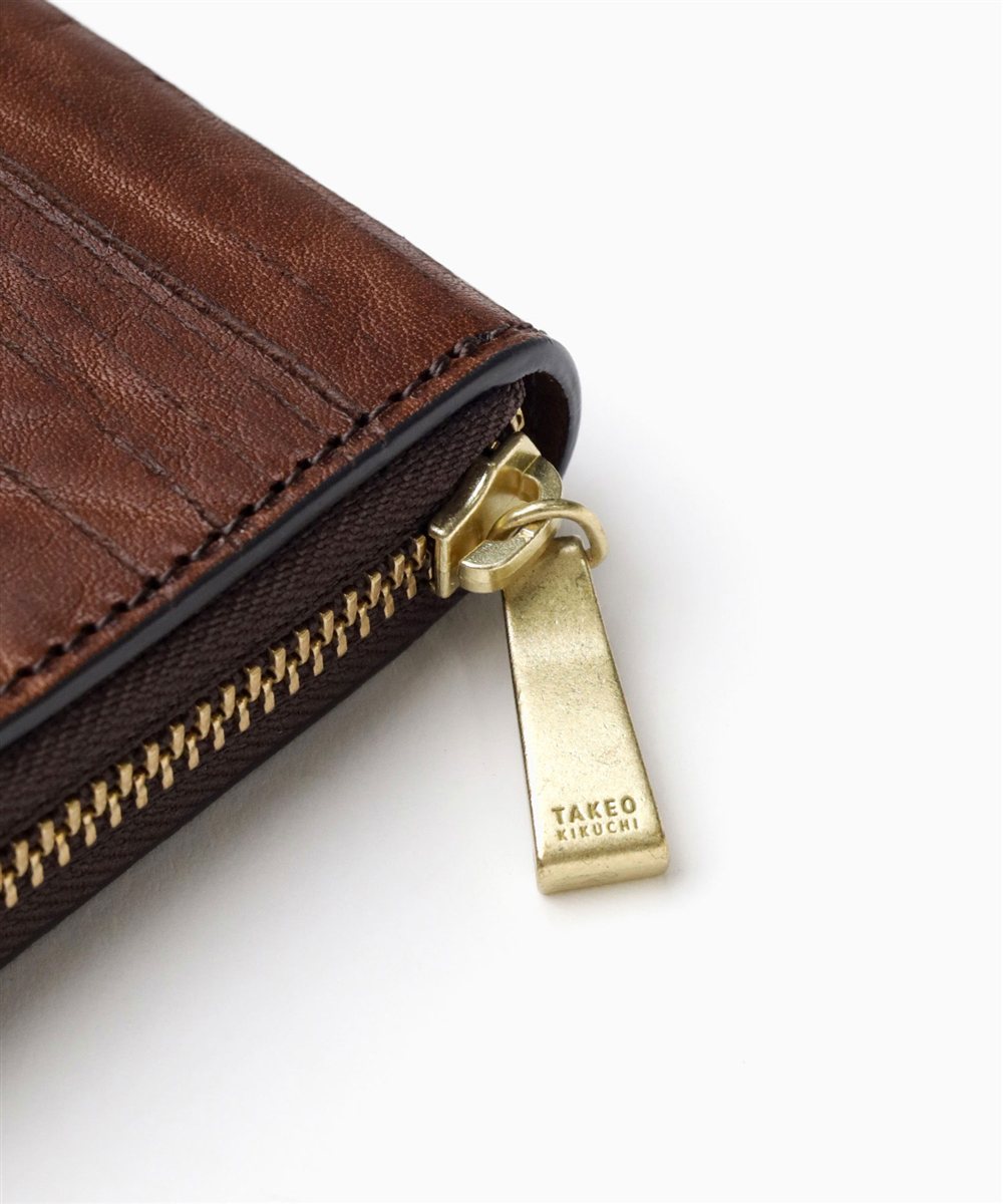 タケオキクチ ハーベイ ラウンドファスナー長財布（カード段12）【S26KE】