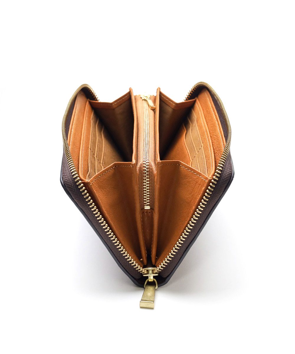 タケオキクチ ハーベイ ラウンドファスナー長財布（カード段12）【S26KE】