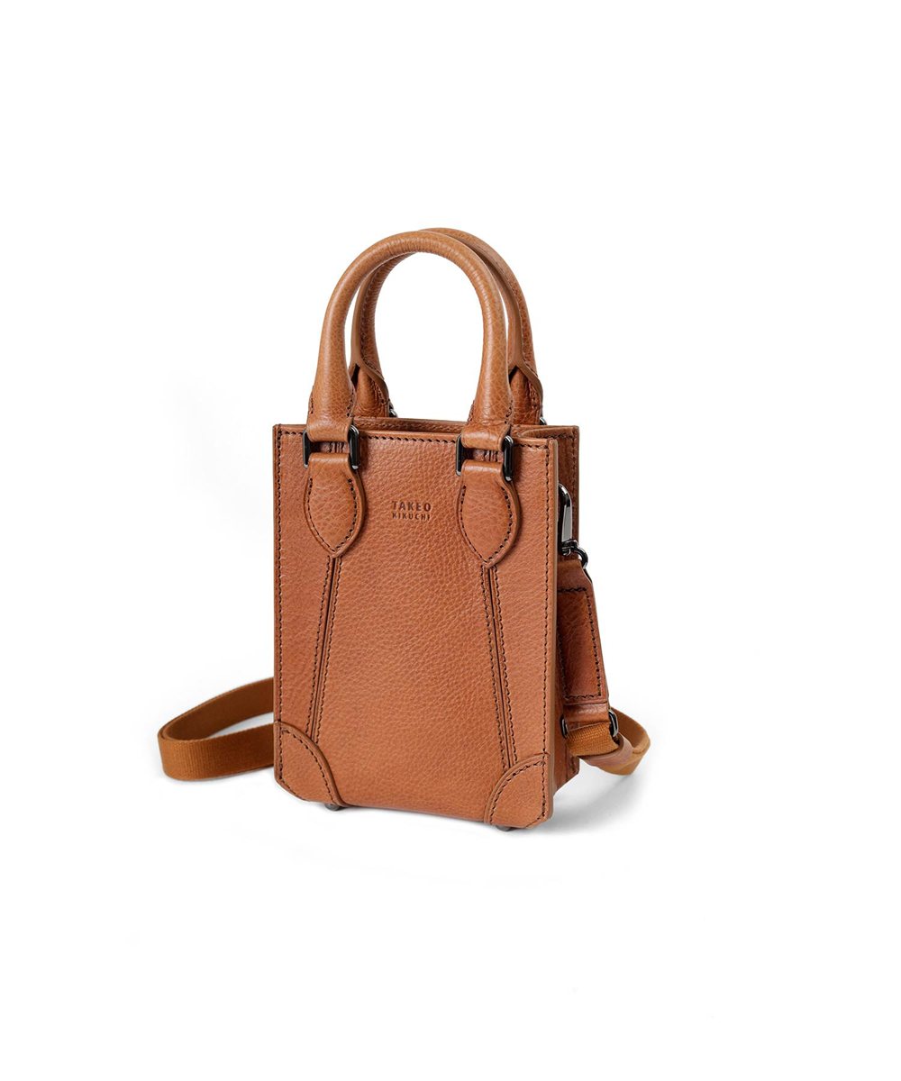 タケオキクチ イーサン レザーショルダーバッグ ミニ