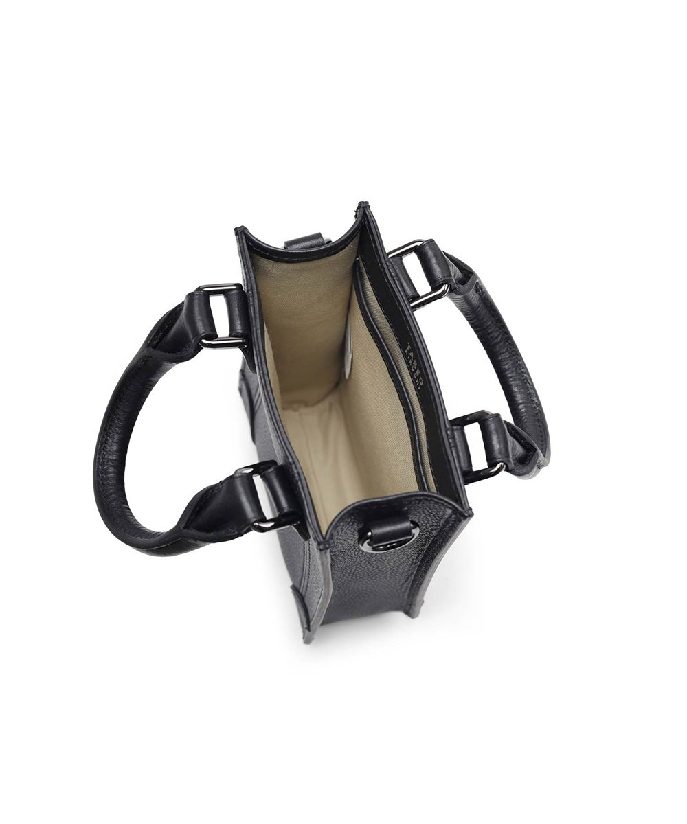 タケオキクチ イーサン レザーショルダーバッグ ミニ