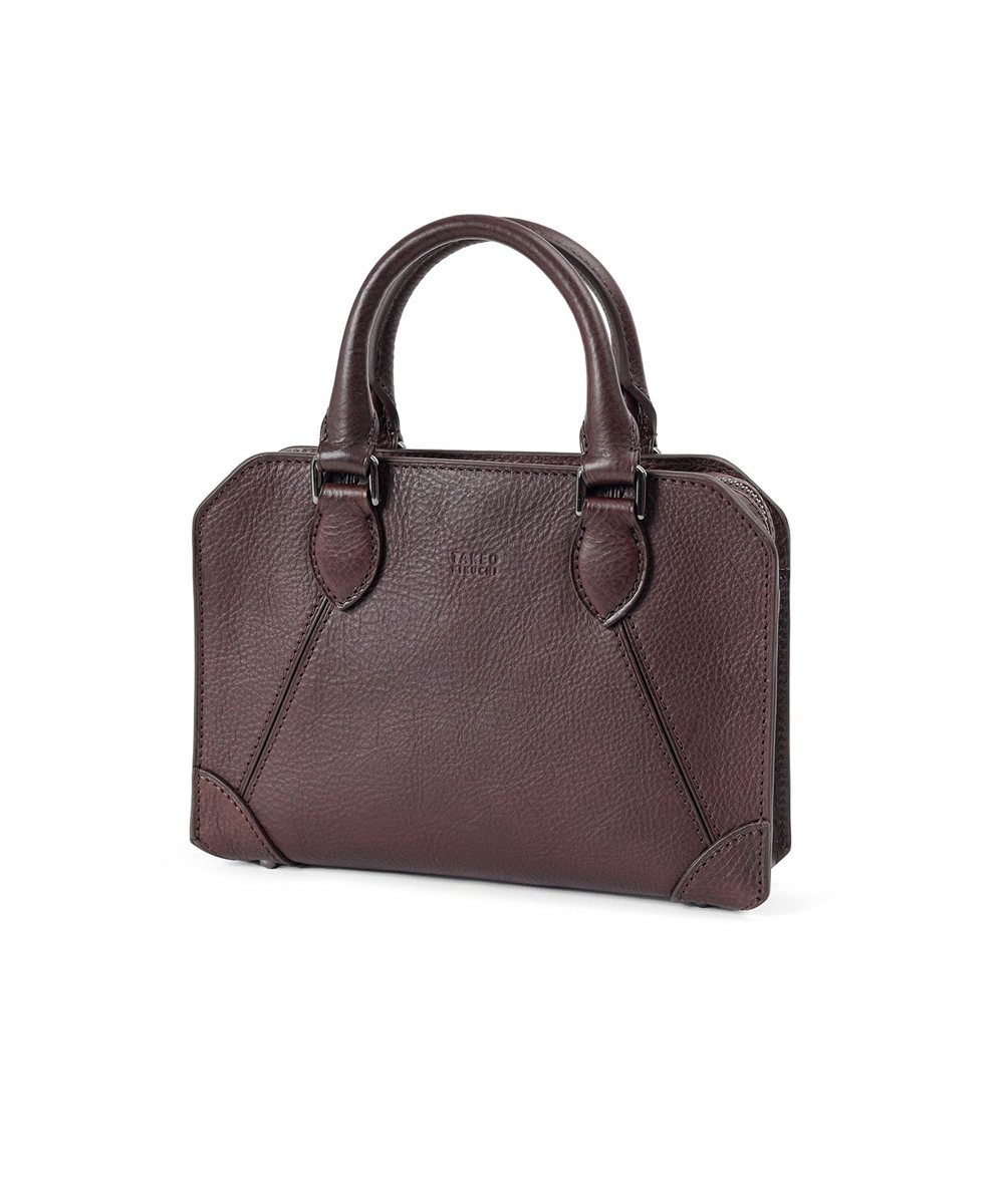 タケオキクチ イーサン レザーブリーフバッグ ミニ