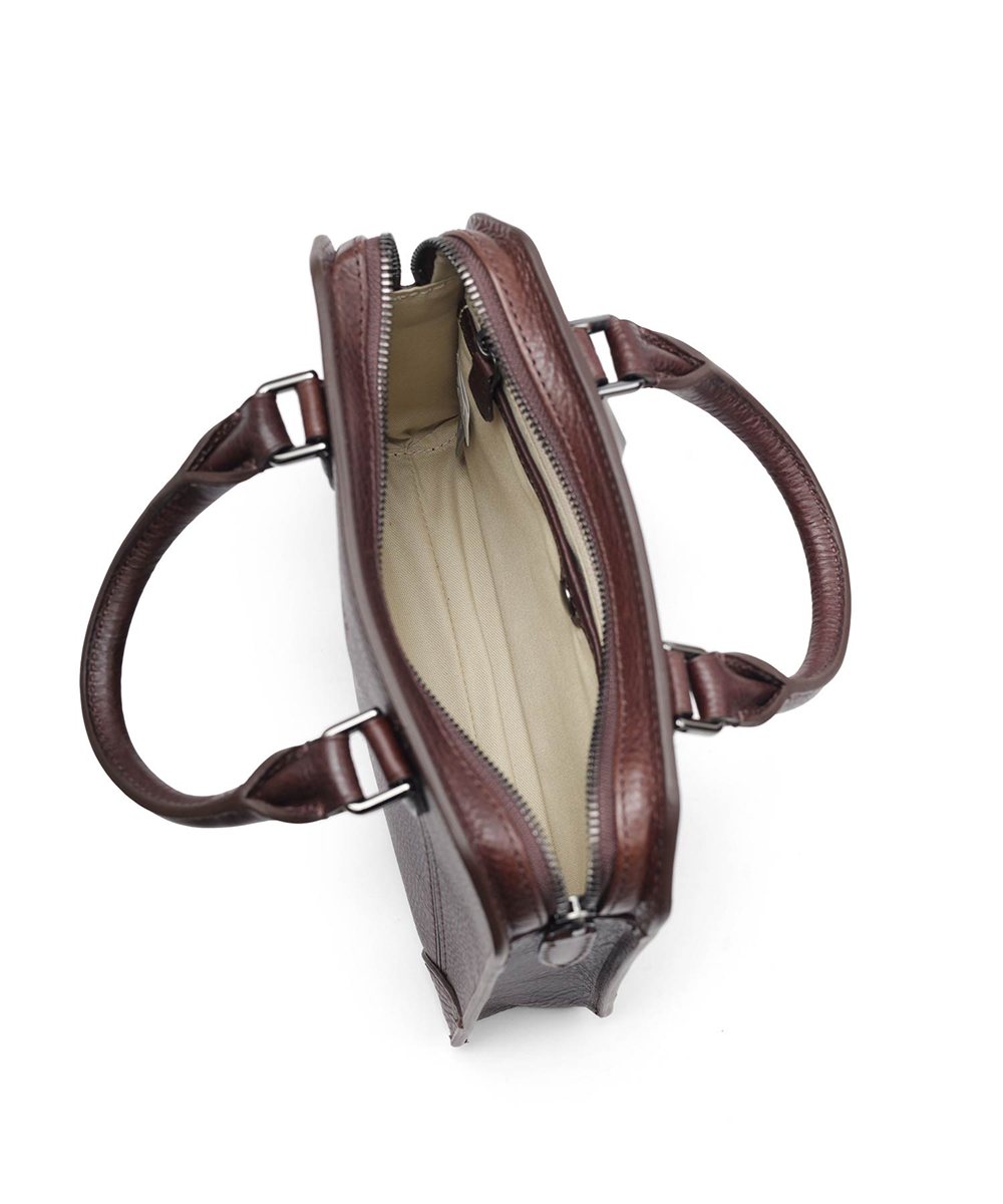 タケオキクチ イーサン レザーブリーフバッグ ミニ