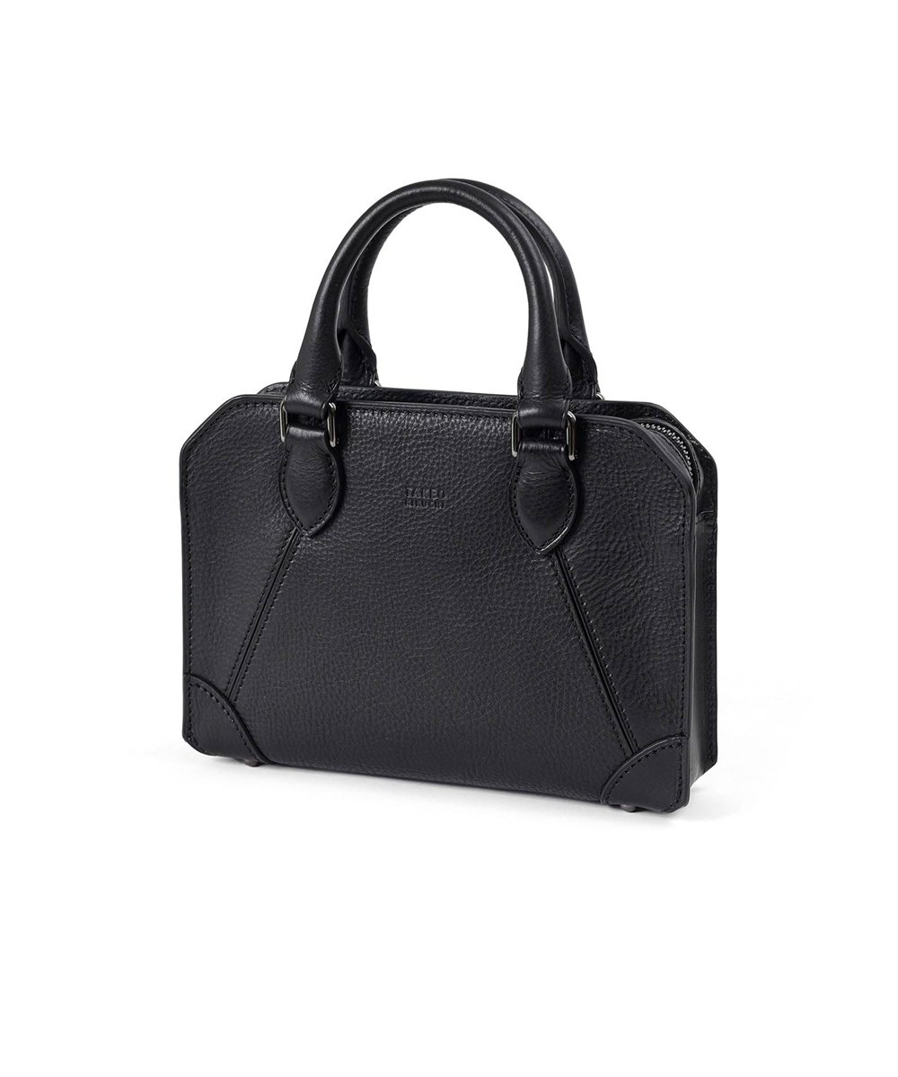 タケオキクチ イーサン レザーブリーフバッグ ミニ