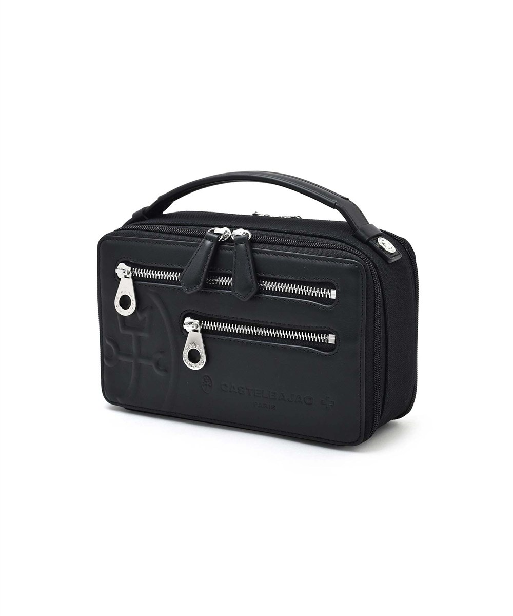 カステルバジャック トリエII レザーメンズバッグ Wルーム