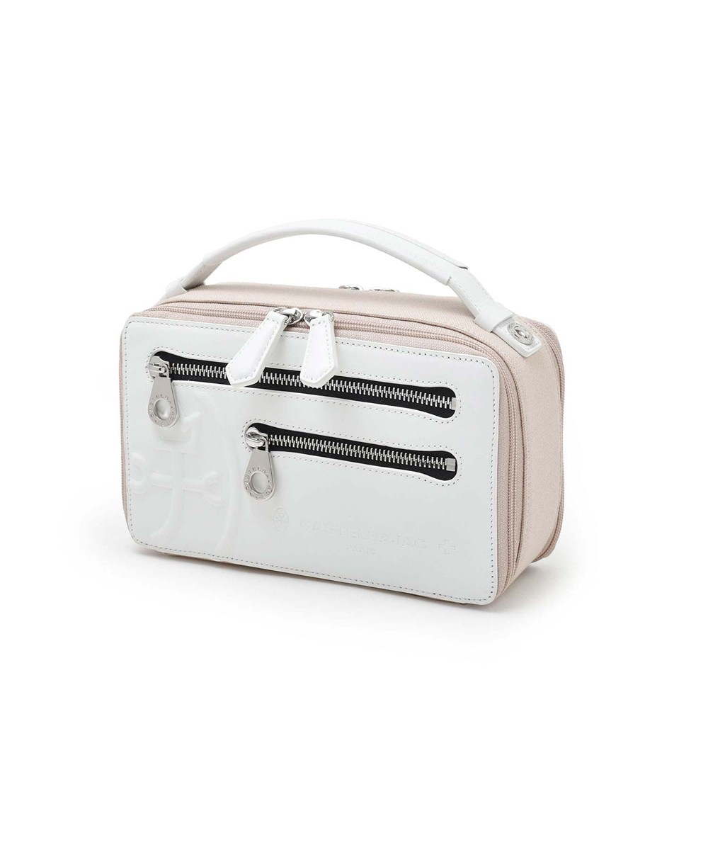 カステルバジャック トリエII レザーメンズバッグ Wルーム