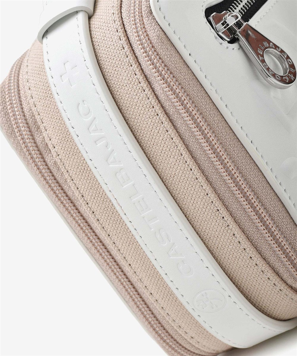 カステルバジャック トリエII レザーメンズバッグ Wルーム