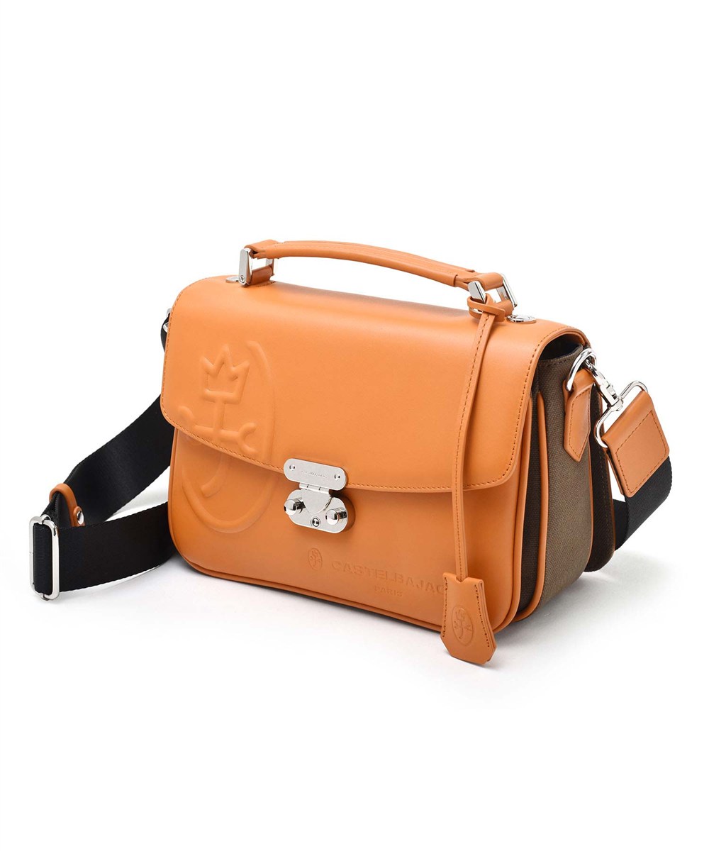 カステルバジャック トリエII レザーショルダーバッグ