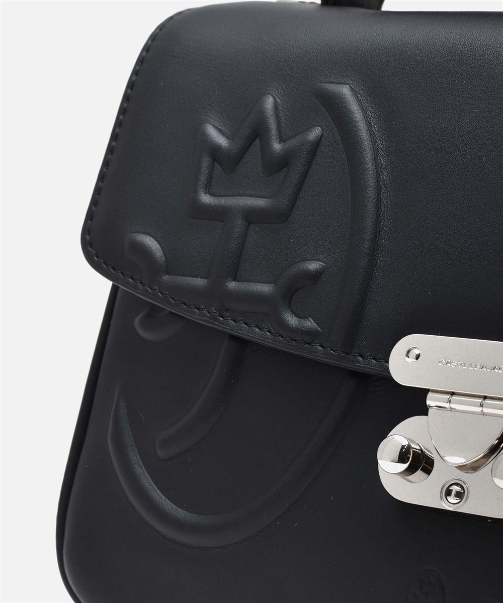 カステルバジャック トリエII レザーショルダーバッグ