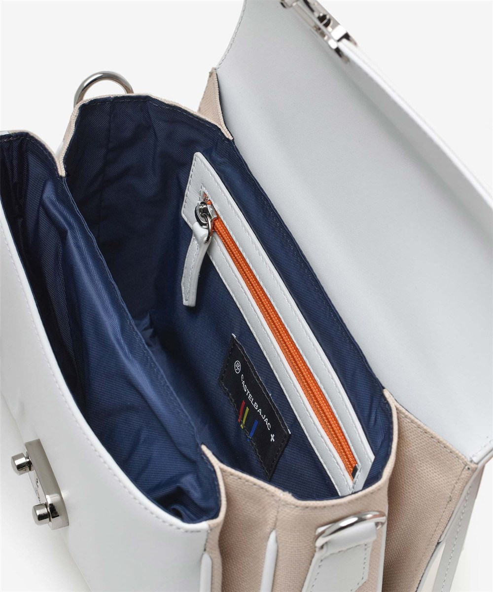 カステルバジャック トリエII レザーショルダーバッグ