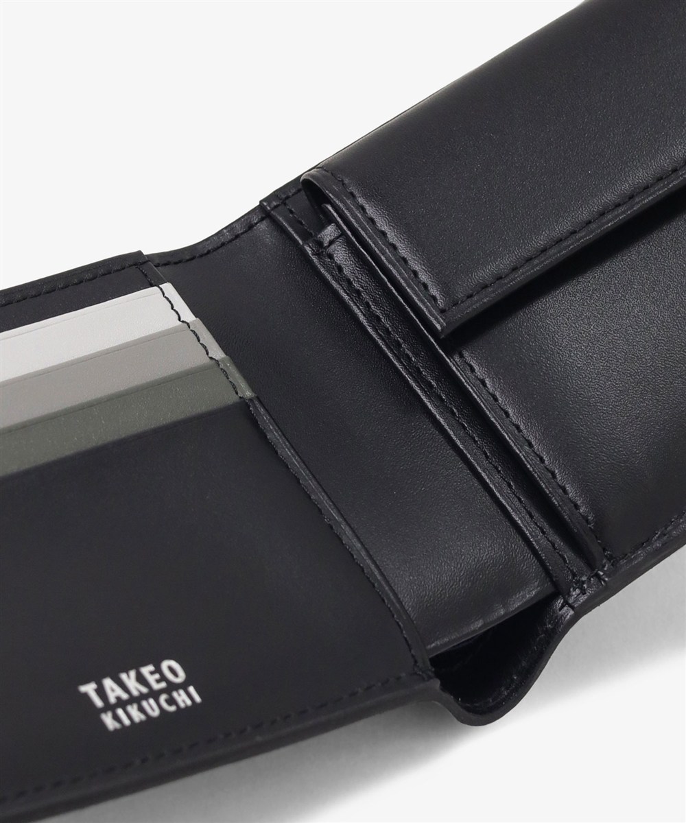 タケオキクチ オルフェーノ 二つ折り財布 カード段4