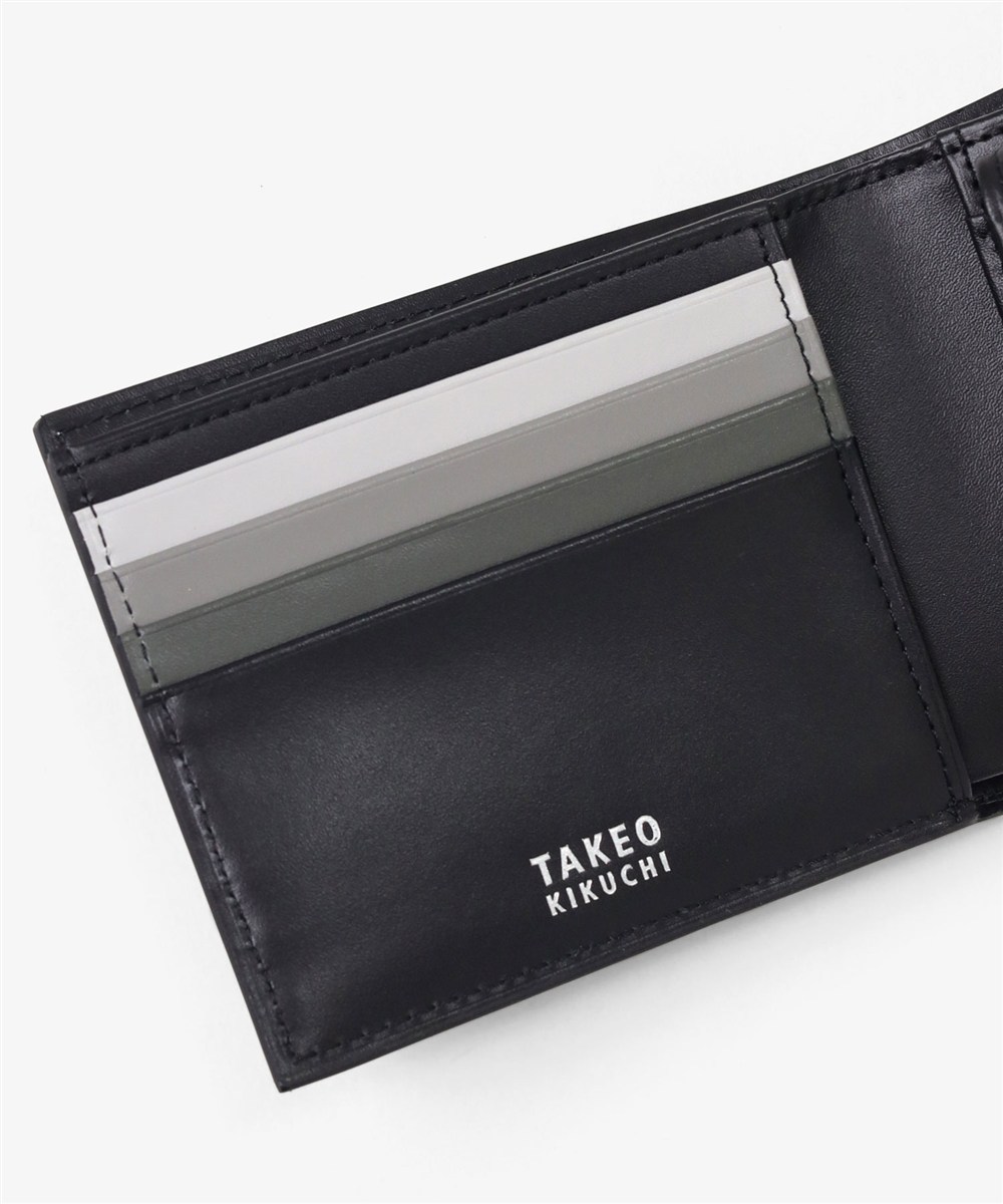 タケオキクチ オルフェーノ 二つ折り財布 カード段4