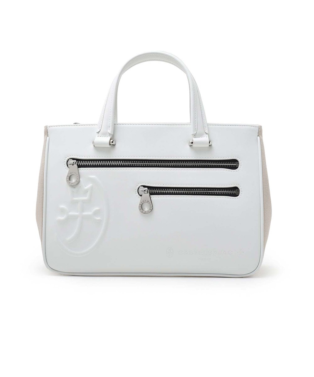 カステルバジャック トリエII レザードライビングトートバッグ