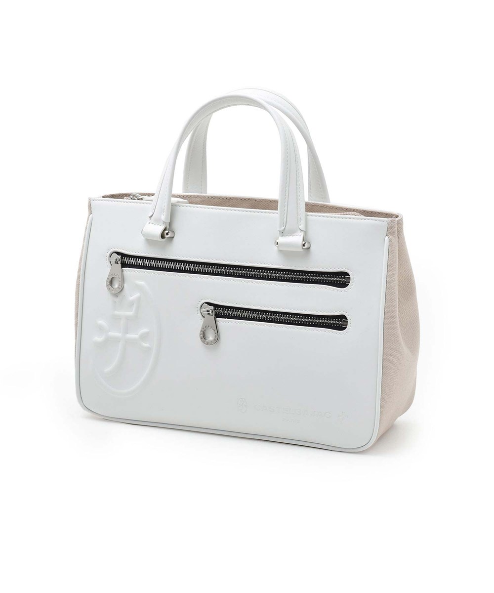 カステルバジャック トリエII レザードライビングトートバッグ