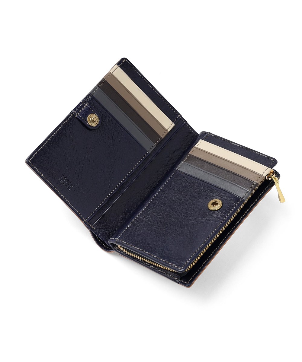 タケオキクチ イデア セミ長財布 カード段10