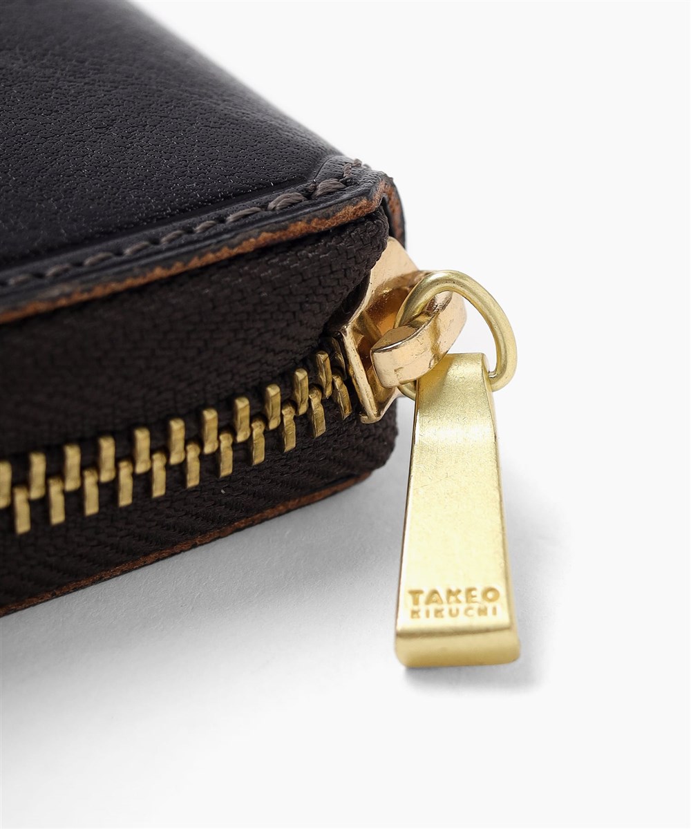 タケオキクチ イデア ラウンドファスナー長財布  カード段13
