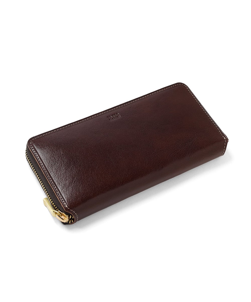 タケオキクチ イデア ラウンドファスナー長財布  カード段13