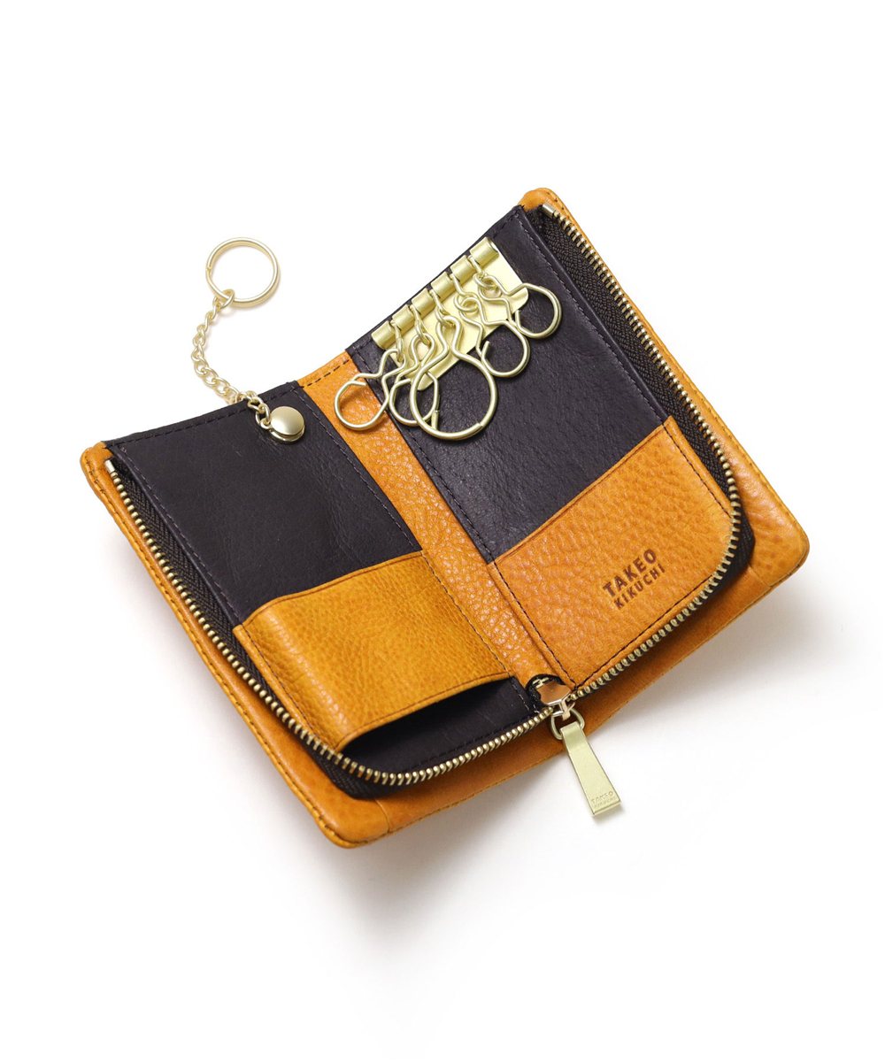 タケオキクチ ソフィア カードケース兼用キーケース スマートキー対応