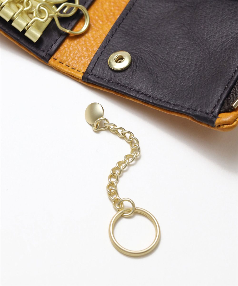 タケオキクチ ソフィア カードケース兼用キーケース スマートキー対応