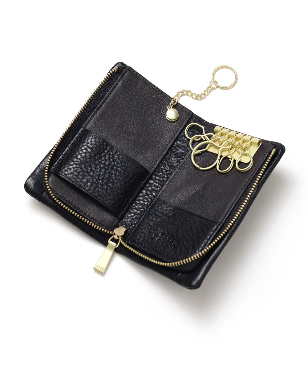 タケオキクチ ソフィア カードケース兼用キーケース スマートキー対応