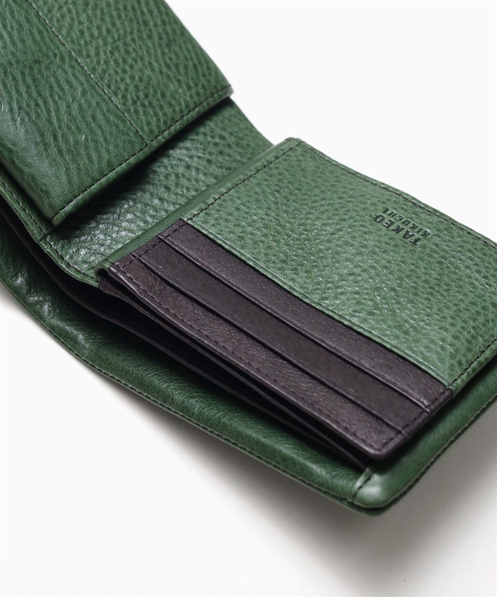 タケオキクチ ソフィア 二つ折り財布 中ベラ付き カード段12