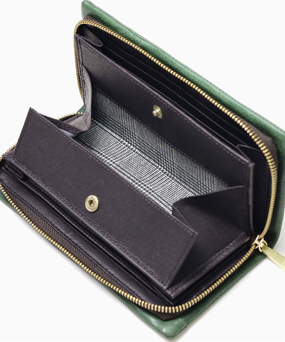 タケオキクチ ソフィア ラウンドファスナー長財布 カード段13