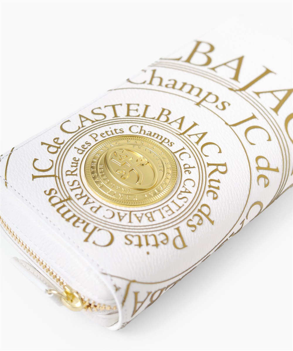 カステルバジャック プルトン ラウンドファスナー長財布 カード段36