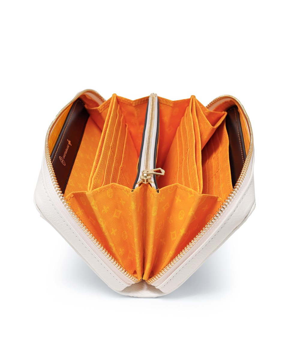 カステルバジャック プルトン ラウンドファスナー長財布 カード段36