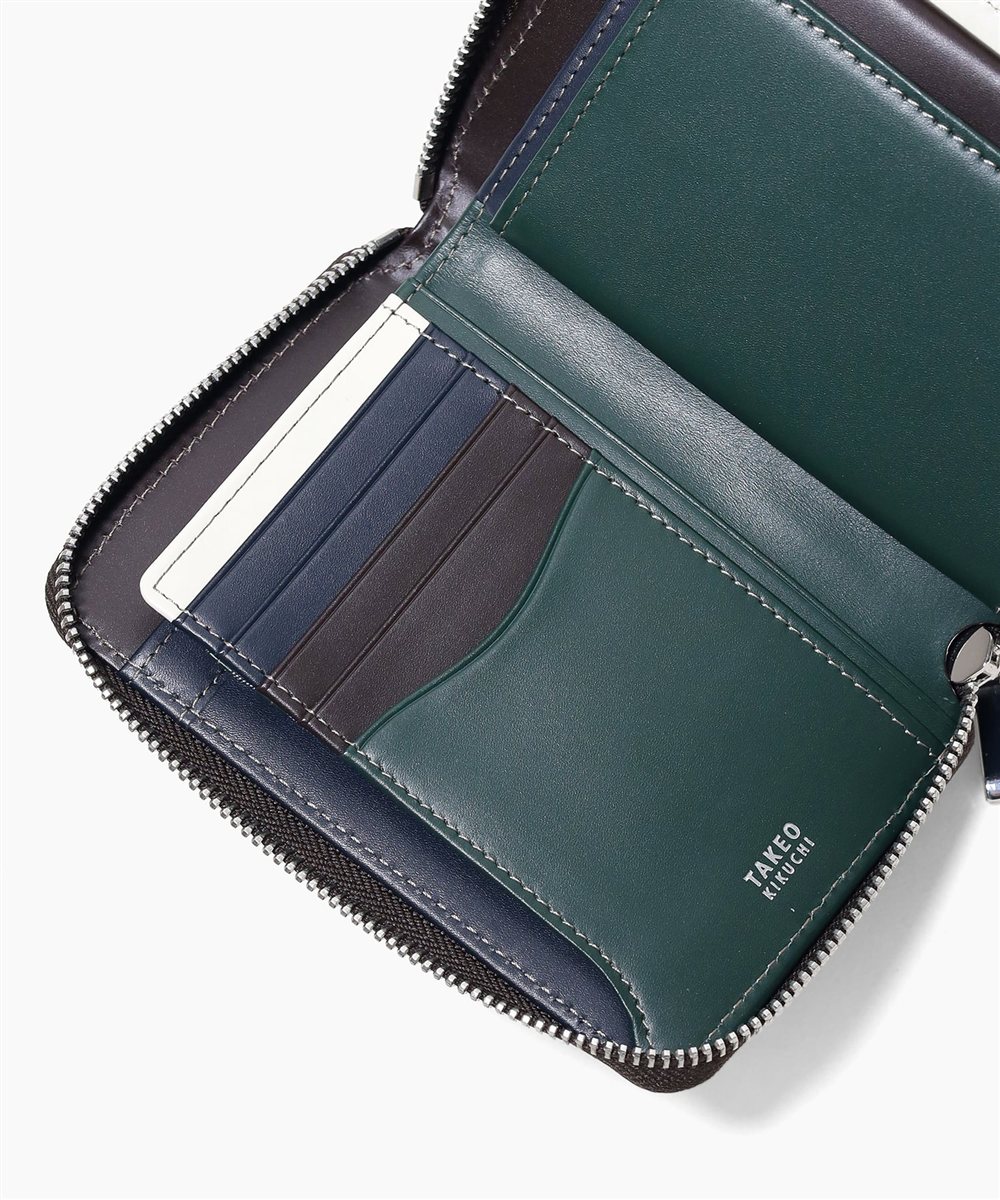 タケオキクチ マルゴ セミ長財布 カード段9