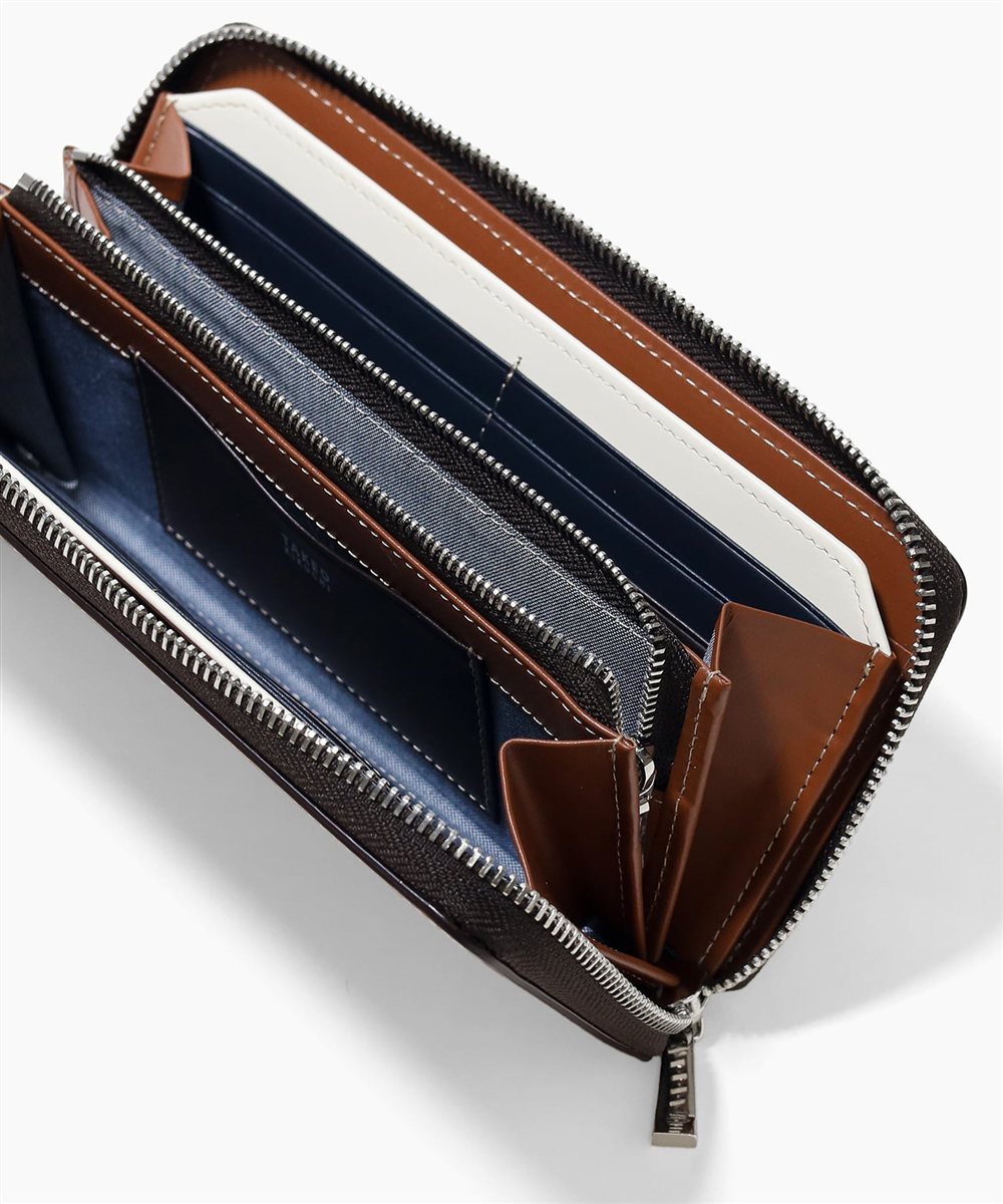 タケオキクチ マルゴ ラウンドファスナー長財布 カード段13