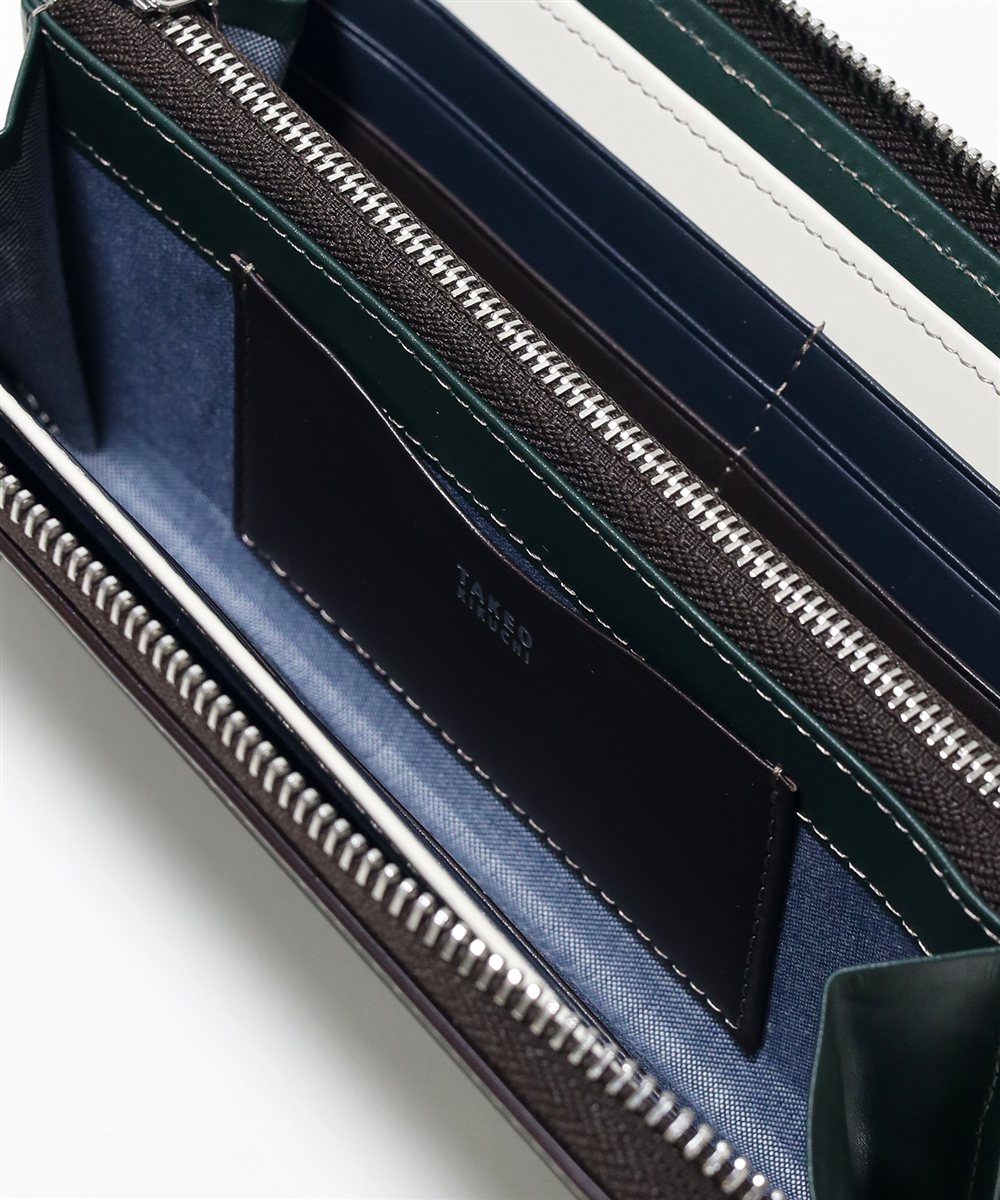 タケオキクチ マルゴ ラウンドファスナー長財布 カード段13