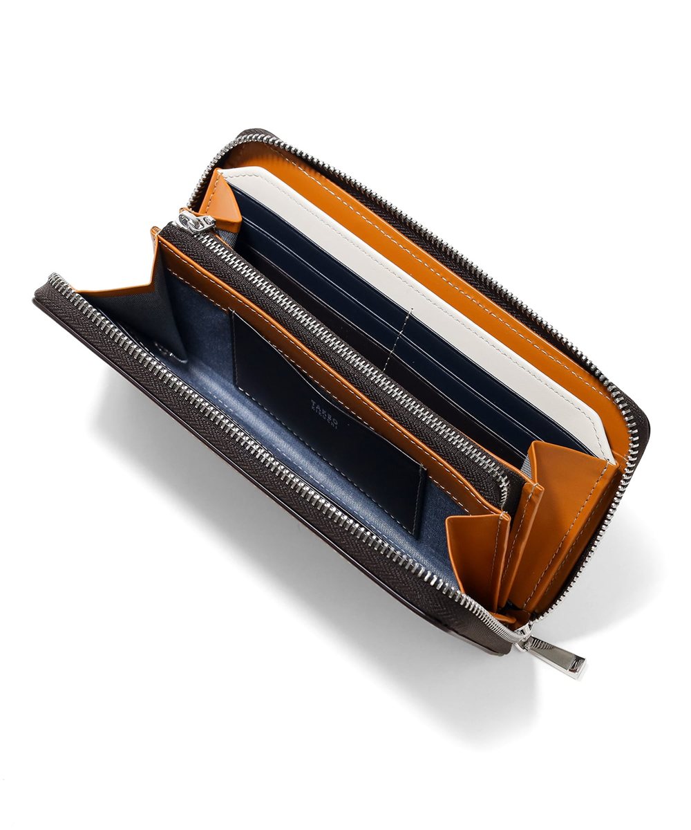 タケオキクチ マルゴ ラウンドファスナー長財布 カード段13